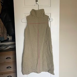 Lilly Pulitzer mock neck wool blend patterned dress, size 0